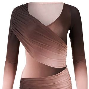 💋Warm ombre luxurious blouse 🍁🍂 NWOT